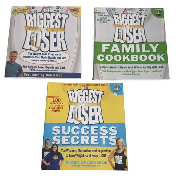Biggest Loser Weight Loss Program Success Secrets Family Cookbook Book Lot 3 - Picture 2 of 12